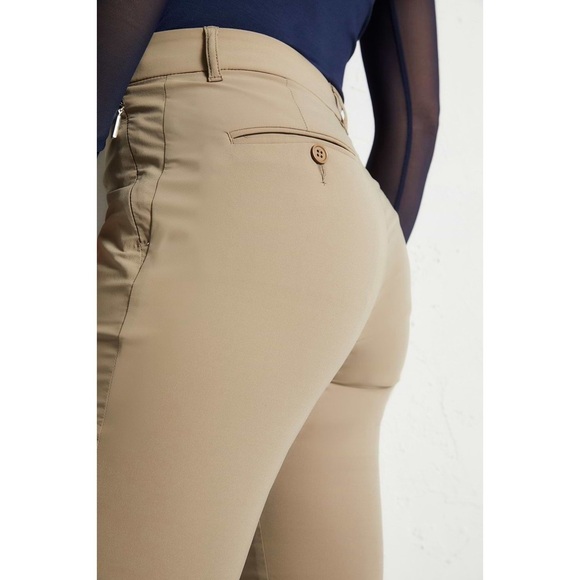 Anatomie Khaki Tan The Thea Curvy Pant Sz M - Picture 2 of 16